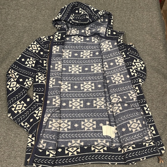 Roxy Knit Sweater Jacket Full Zip with Hood Dry Flight Technology Size Small - Picture 4 of 8